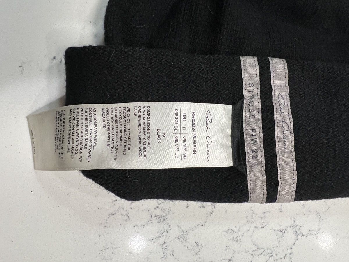 Rick Owens Rick Owens Cashmere beanie Strobe Size ONE SIZE - 3 Thumbnail