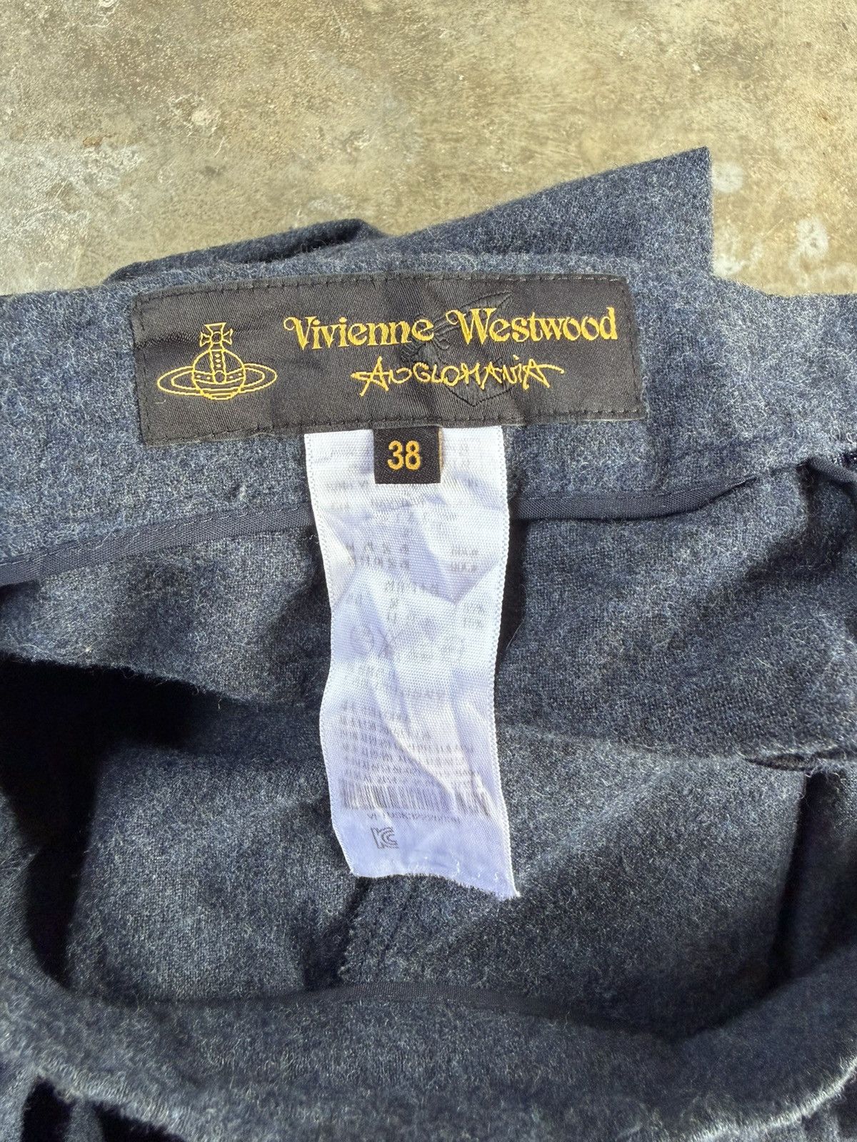 Vivienne Westwood Vintage Vivienne Westwood Anglomania Asymmetrical Wool Skirt Size 28" / US 6 / IT 42 - 7 Thumbnail
