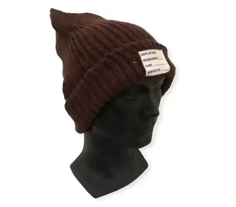 Japanese Brand × Ships Jet Blue Ships Jet Blue Plain Beanie Hat Size ONE SIZE - 3 Thumbnail