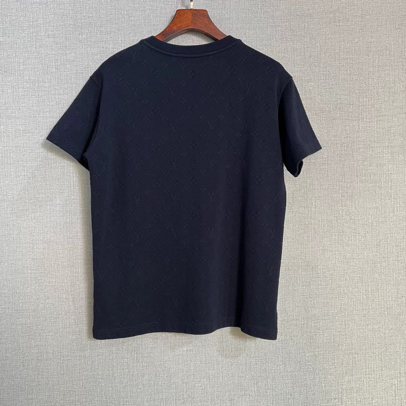 Louis Vuitton Louis Vuitton Navy blue pocket full logo short sleeve 2504- Size US XS / EU 42 / 0 - 2 Thumbnail