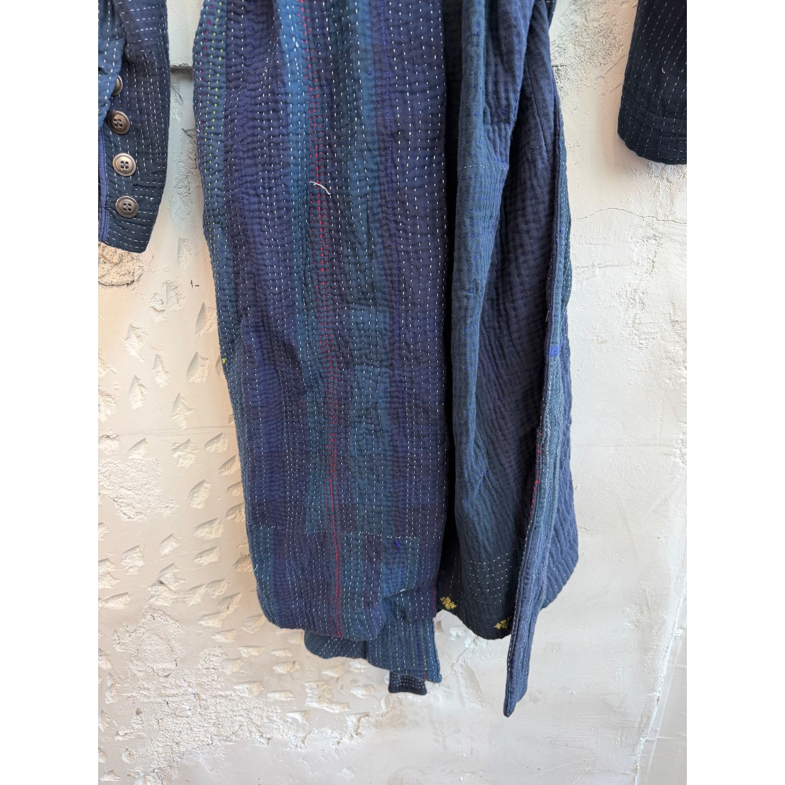 Greg Lauren Greg Lauren SAMPLE Kantha GL1 Belted Kimono Robe Size US XL / EU 56 / 4 - 5 Thumbnail