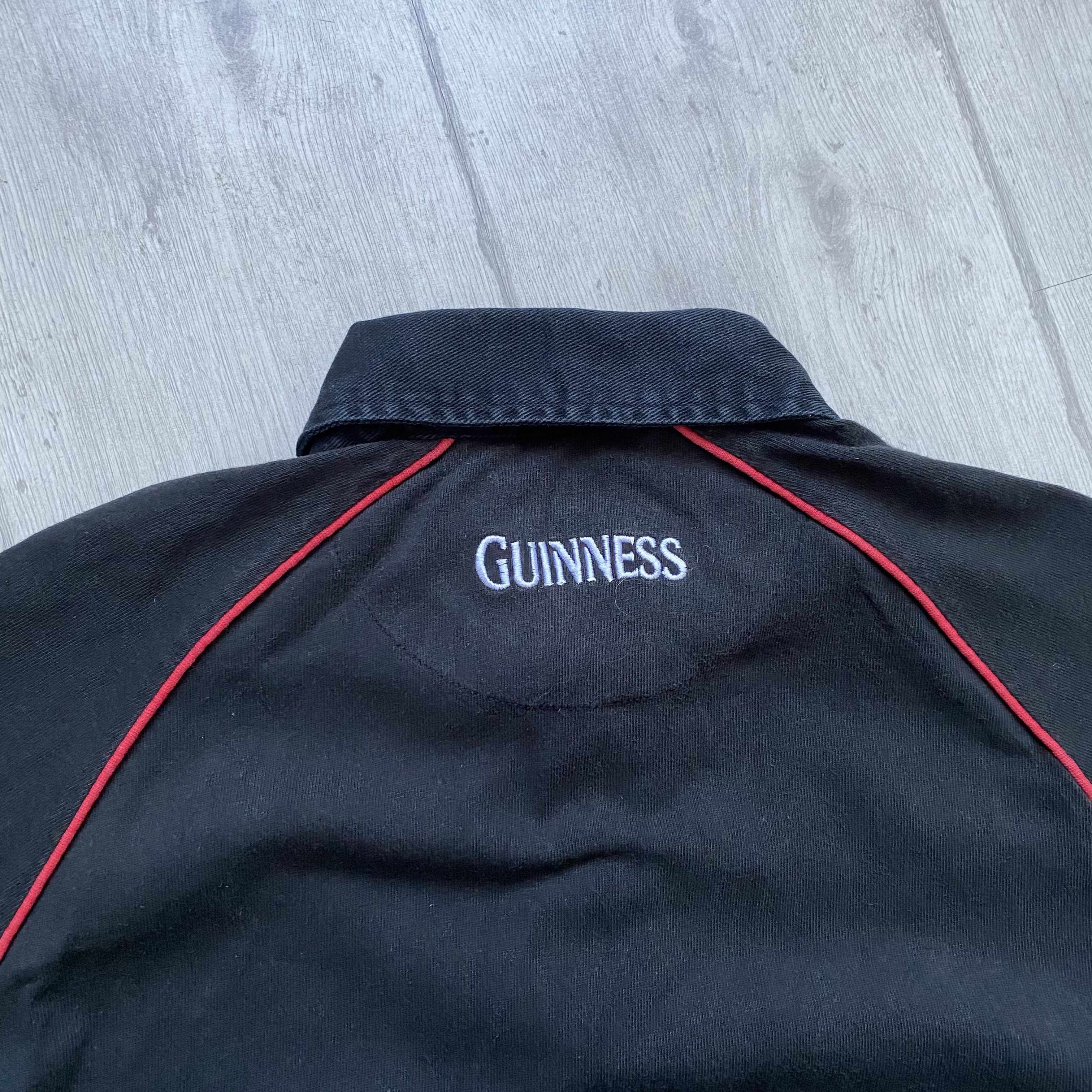 Cotton Traders 🏈Vintage England Rugby heavy Polo Jersey Retro Guinness Size US L / EU 52-54 / 3 - 8 Thumbnail