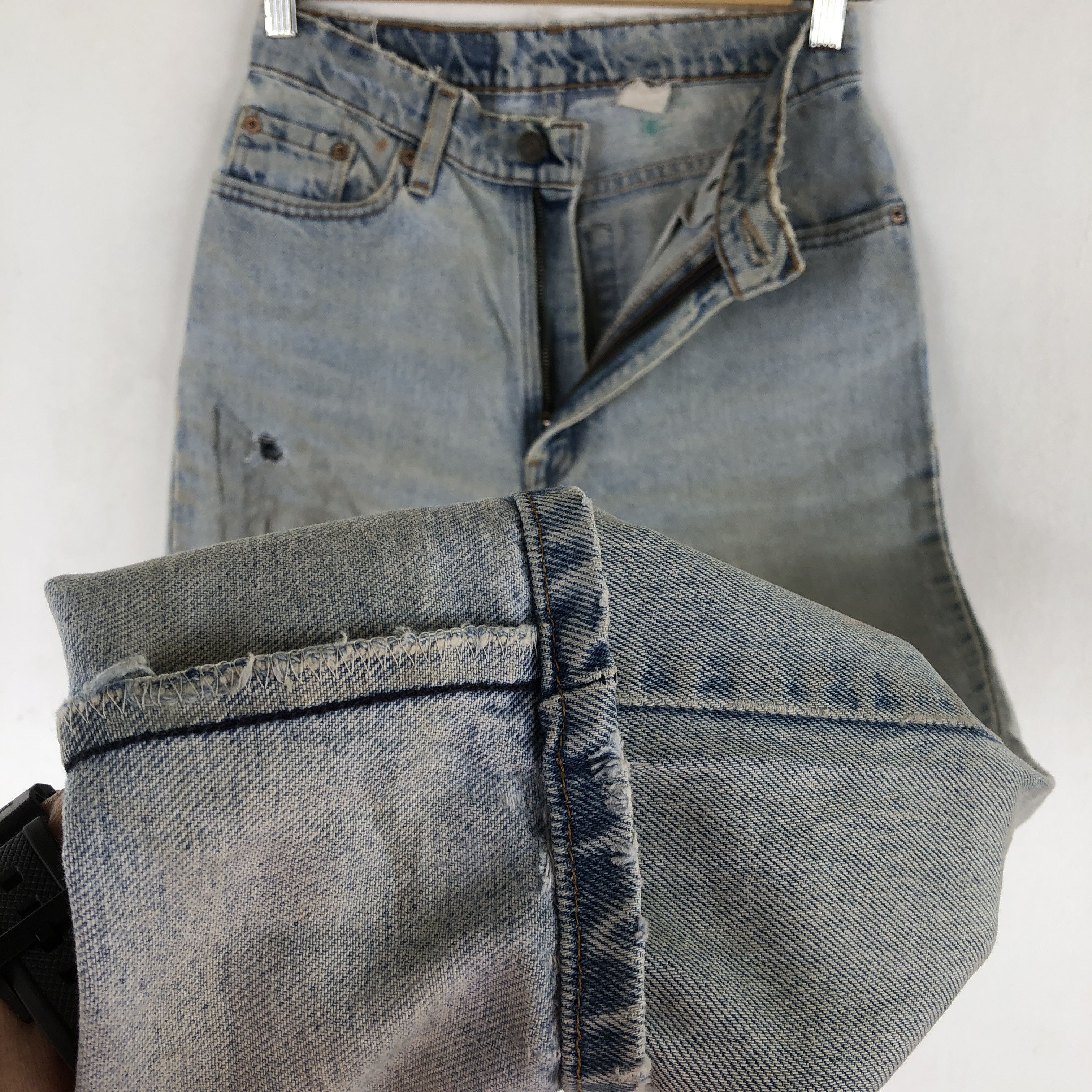 Levi's Vintage Levis Distressed Jeans Dirty Levi's 512 Denim Size 24" / US 00 / IT 34 - 8 Thumbnail