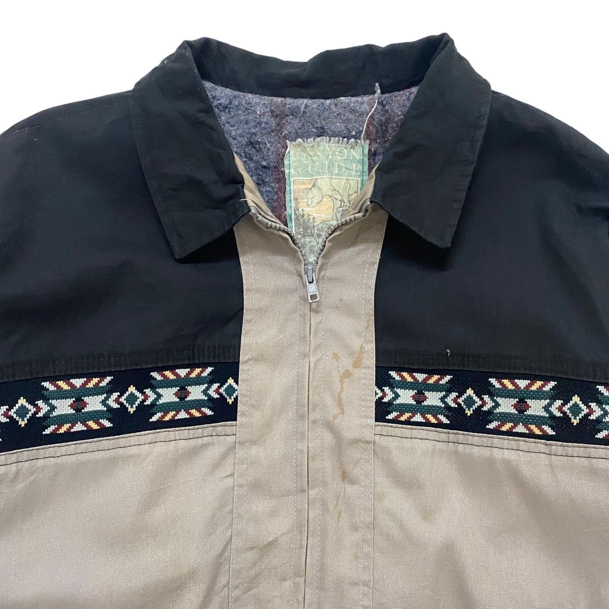 Vintage ⚡️Vintage Canyon Guide wool blanket zipper jacket Size US L / EU 52-54 / 3 - 7 Thumbnail