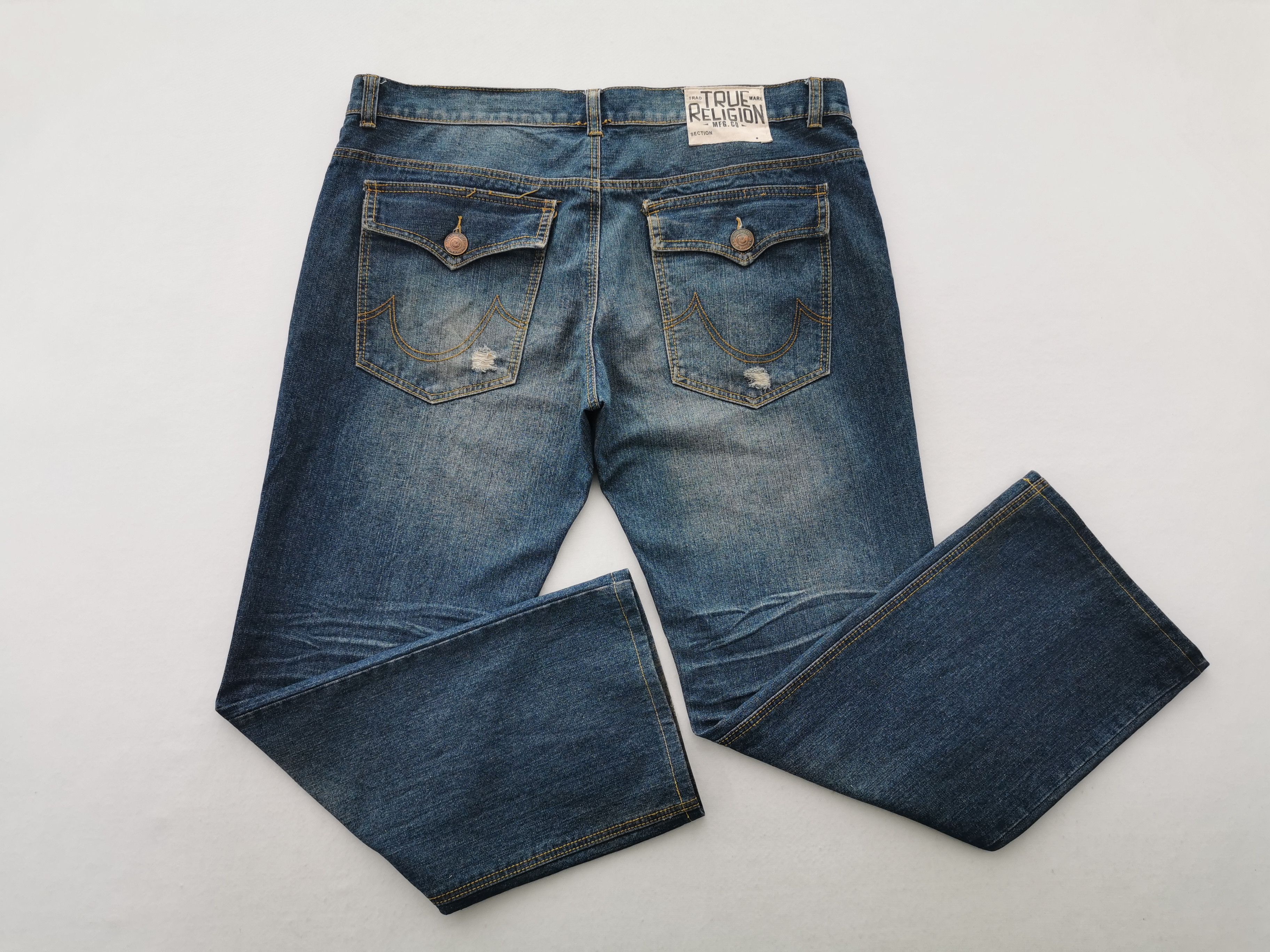 True Religion Vintage 90s True Religion Denim Jeans Made In USA Size 42 Size US 42 / EU 58 - 1 Thumbnail