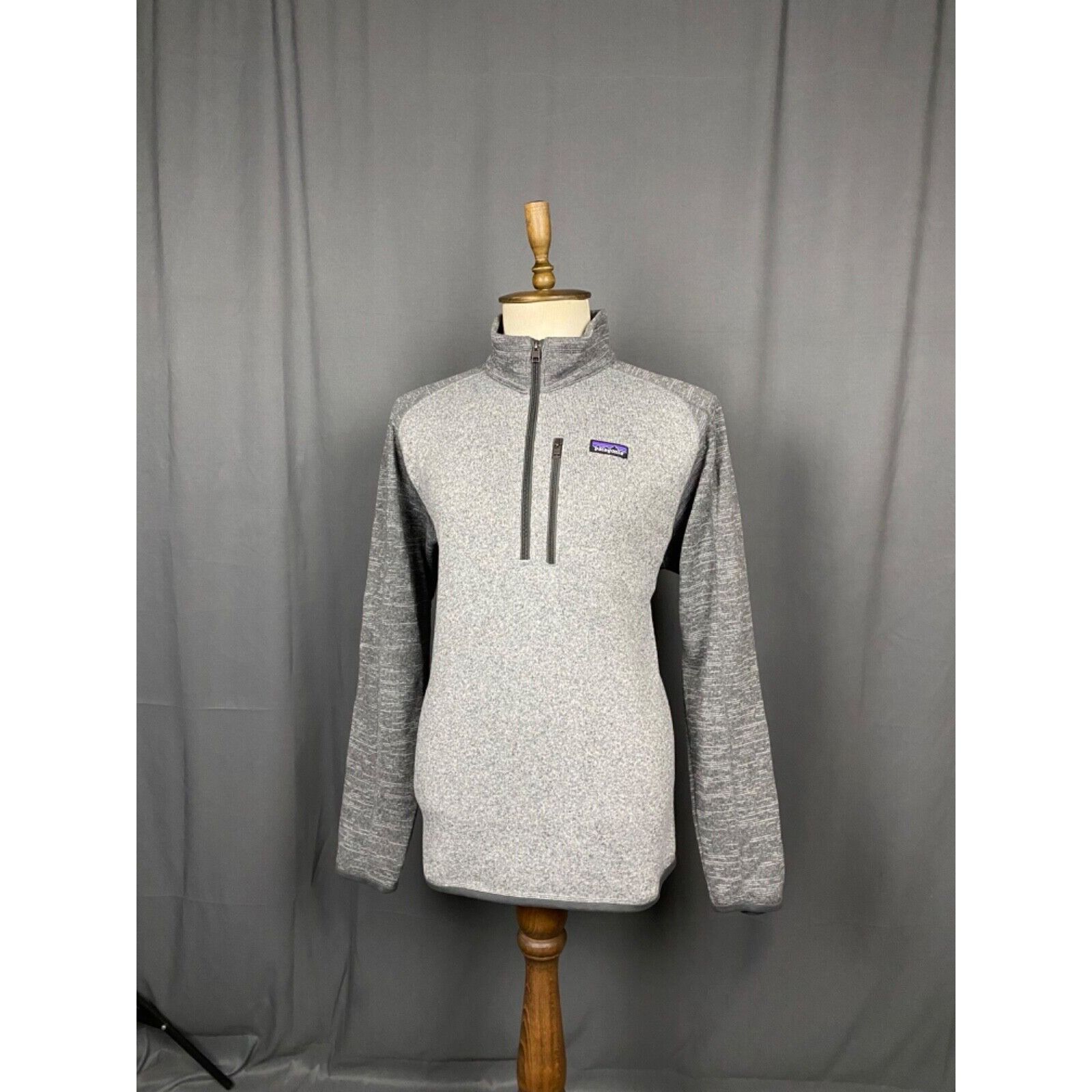 Patagonia MINT! Patagonia Men's Gray Zip Fleeced Sweater Size XL Size US XL / EU 56 / 4 - 3 Thumbnail