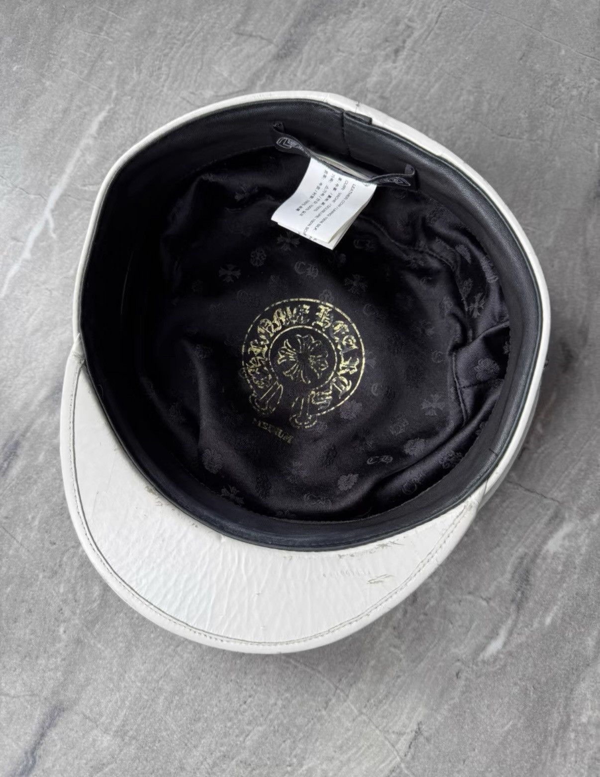 Chrome Hearts Chrome Hearts Bella Hadid Leather Captian hat Size ONE SIZE - 5 Thumbnail