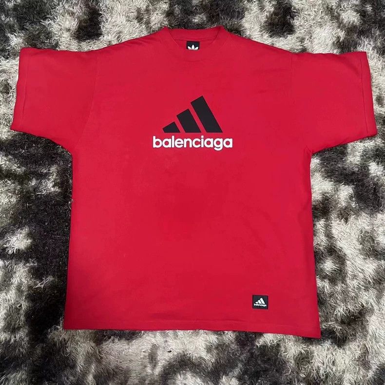 Balenciaga x adidas collaborative short-sleeve shirt