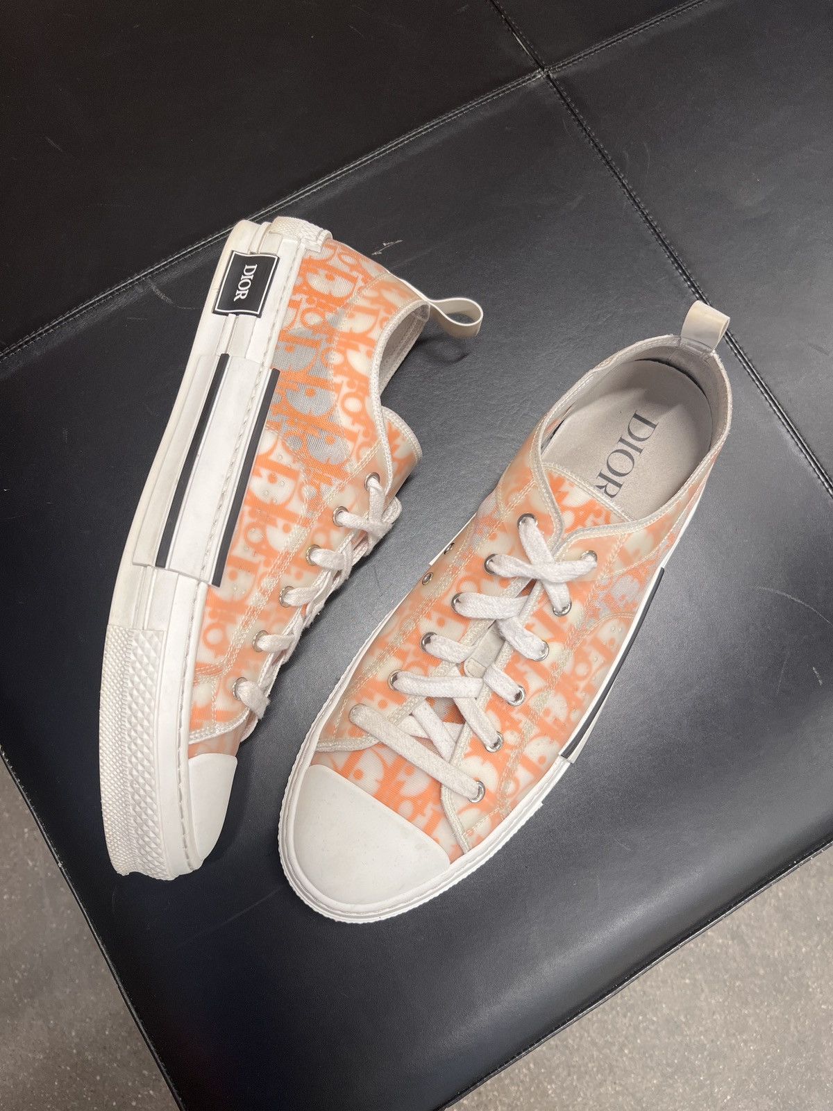 Dior Dior B23 Low Orange Oblique Canvas Size 46 / US 13 No