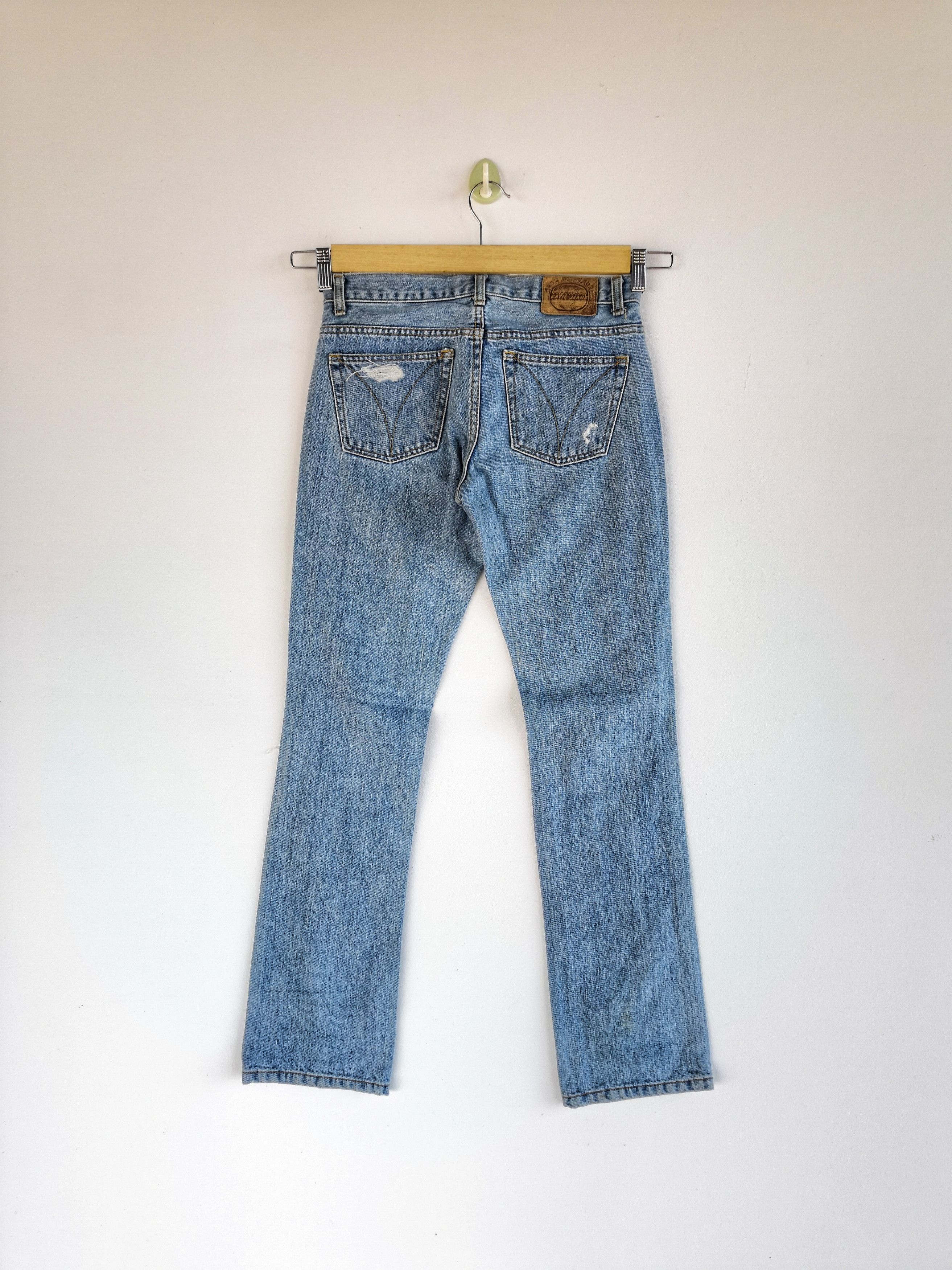 Japanese Brand Distressed Katie Jeans Flared Denim Boot Cut Pants Size 28" / US 6 / IT 42 - 2 Thumbnail