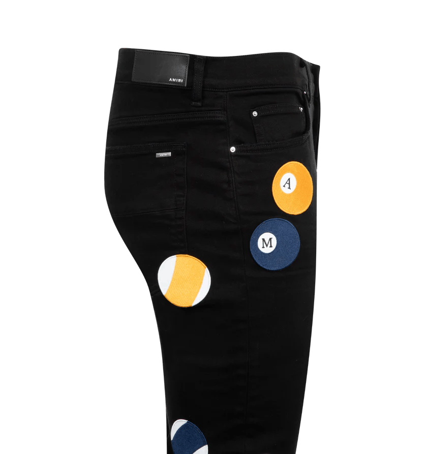 Amiri o1h1sh10525 Pool Ball Skinny Jeans in Black Size US 33 - 3 Thumbnail