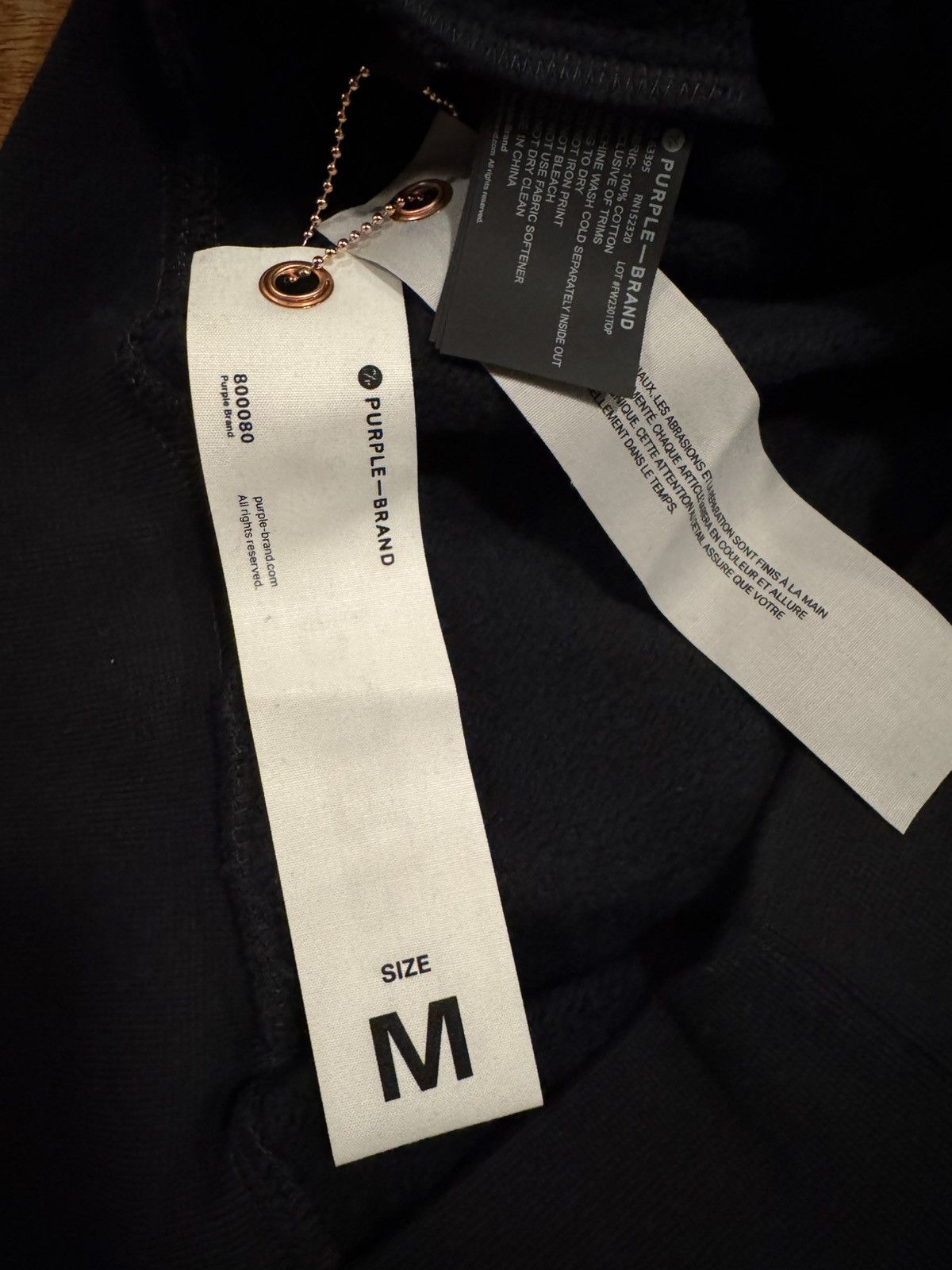Purple Brand New Purple Brand Crewneck Sweatshirt Embroidered Lettering M Size US M / EU 48-50 / 2 - 6 Thumbnail