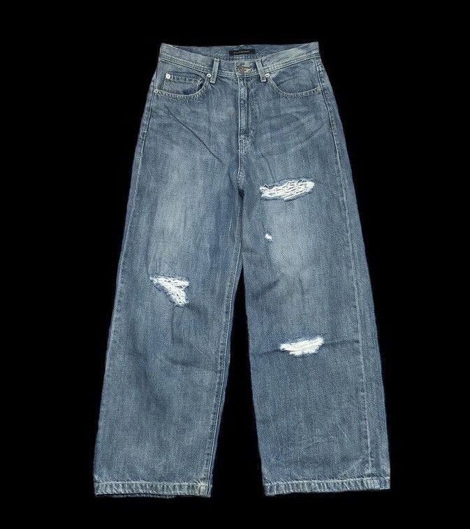 Japanese Brand ‼️‼️SUPER BAGGY ‼️‼️PAGEBOY DISTRESSED DENIM Size US 27 - 1 Thumbnail