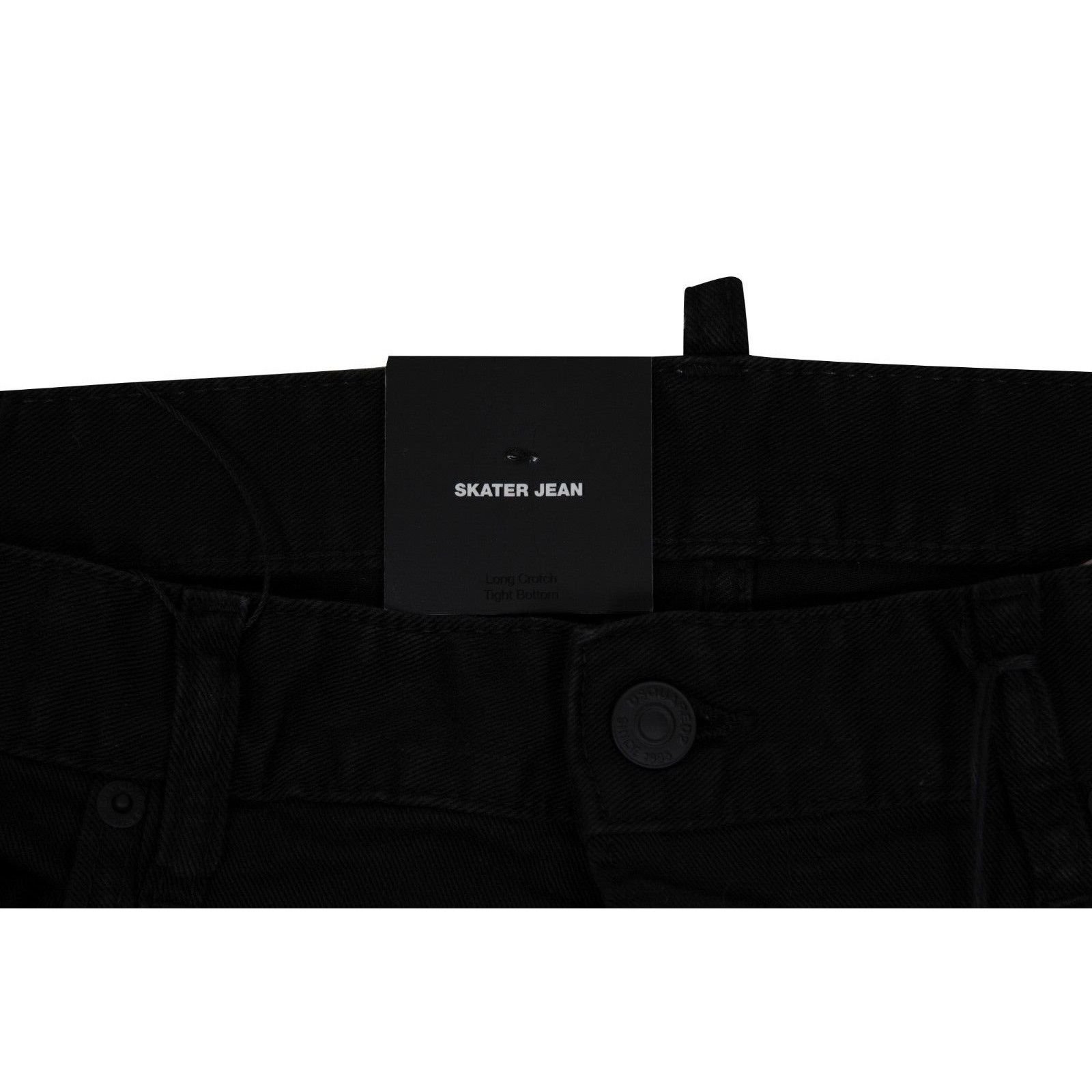 Dsquared2 Skater Jean US 33-34 IT 52 Black Size US 33 - 6 Thumbnail
