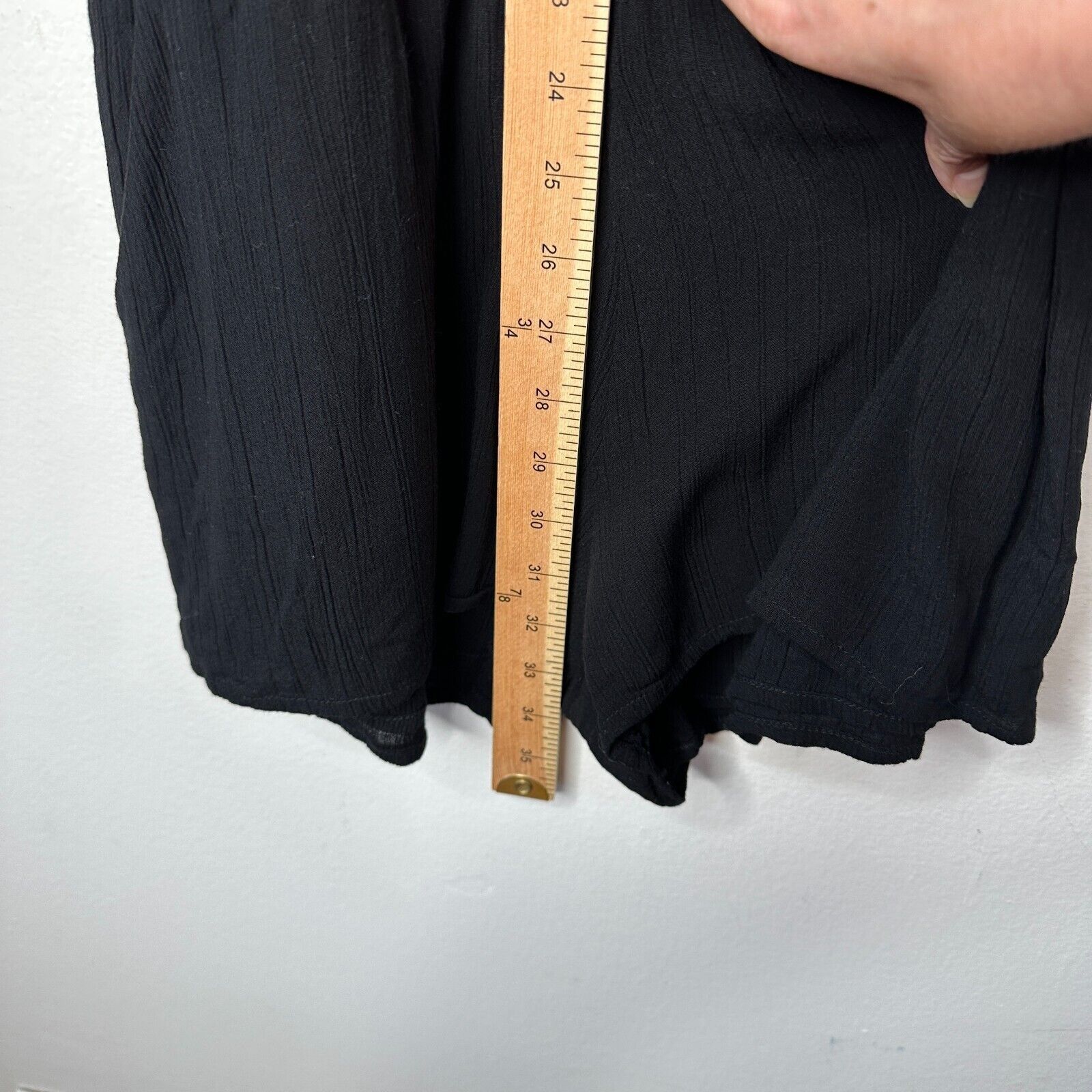 REVOLVE Ella Moss Black Piana Romper Tie Ruffle Trim Back Cut Out S Size 27" / US 4 / IT 40 - 15 Thumbnail