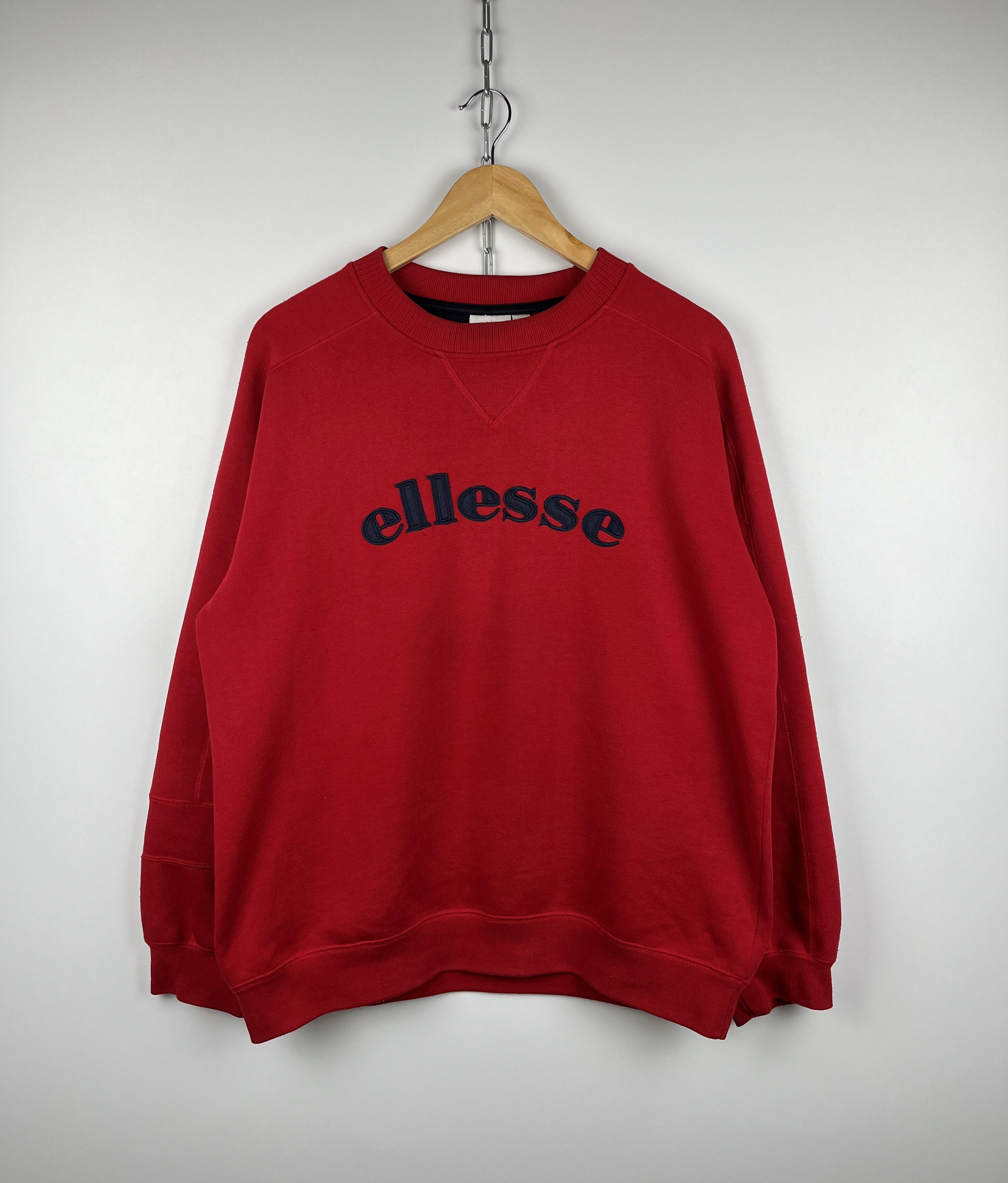 Ellesse 90's Ellesse Big Embroidered Logo Vintage Sweatshirt Size US M / EU 48-50 / 2 - 3 Thumbnail