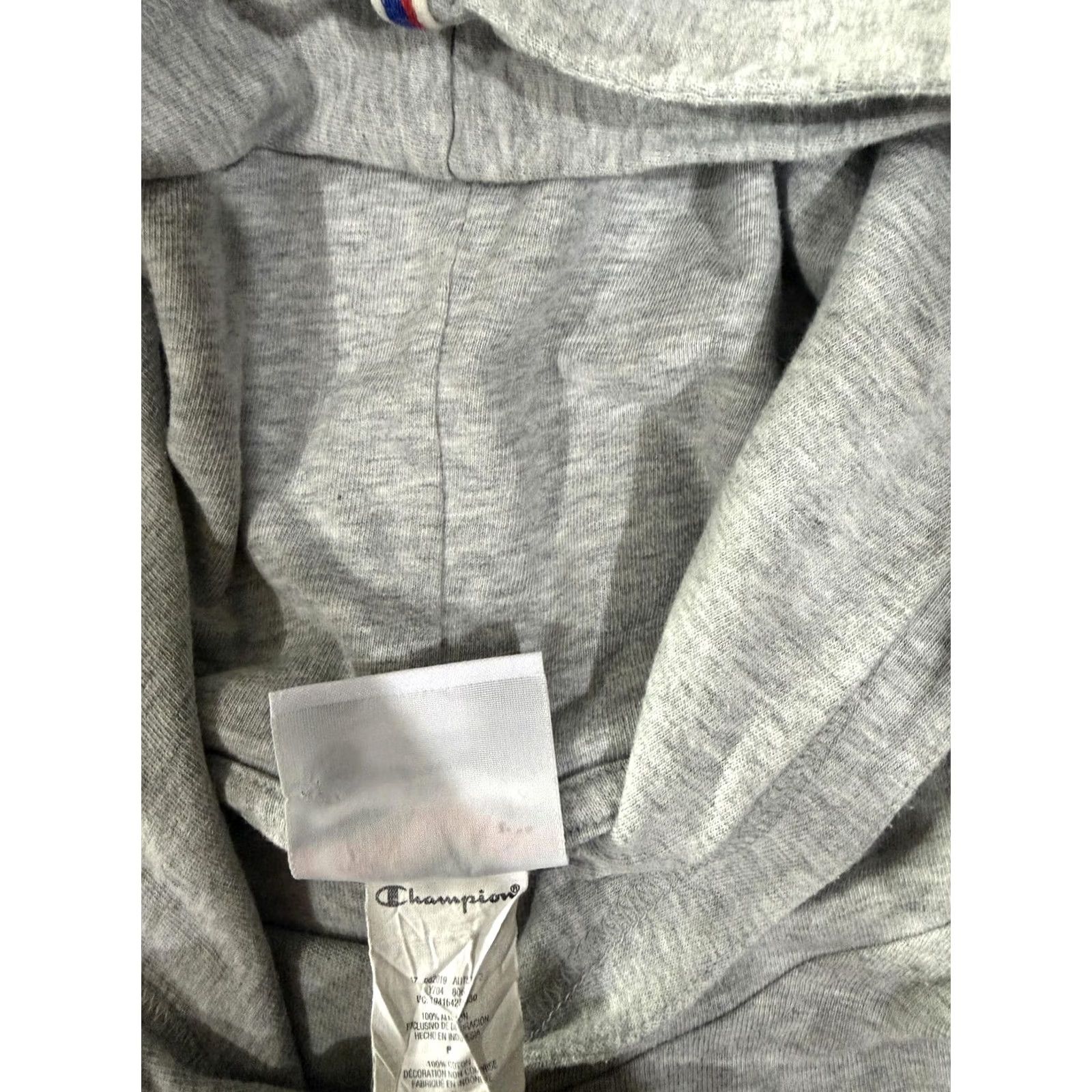 Champion Champion Hoodie Mens S Gray Lightweight Pullover Kangaroo Pocket Logo Size US S / EU 44-46 / 1 - 6 Thumbnail