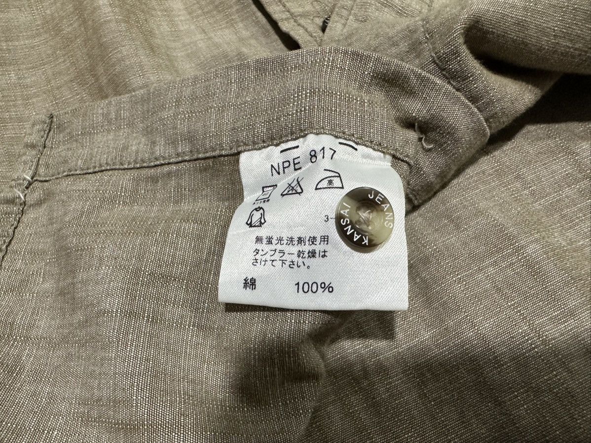 Kansai Yamamoto 🔥Vintage Kansai Jeans Double Pockets Shirt Size US L / EU 52-54 / 3 - 4 Thumbnail