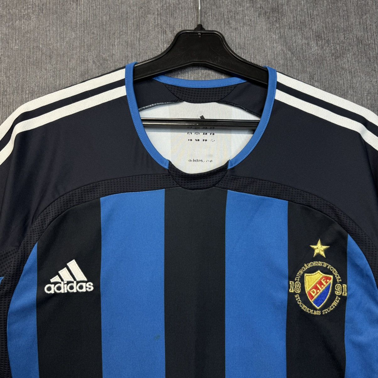 Adidas Vintage Djurgärdens IF 2006 Home Kit LS Jersey Size US M / EU 48-50 / 2 - 2 Thumbnail