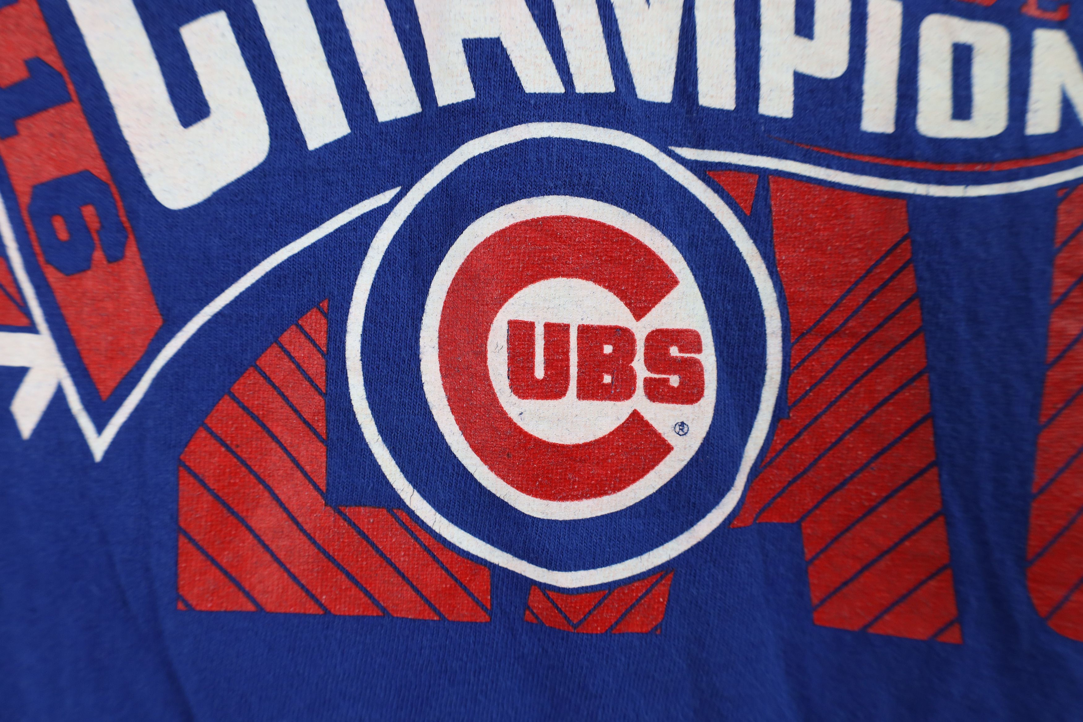 Majestic Majestic 2016 NL Champs Chicago Cubs Baseball T-Shirt Blue Size US XXL / EU 58 / 5 - 6 Thumbnail
