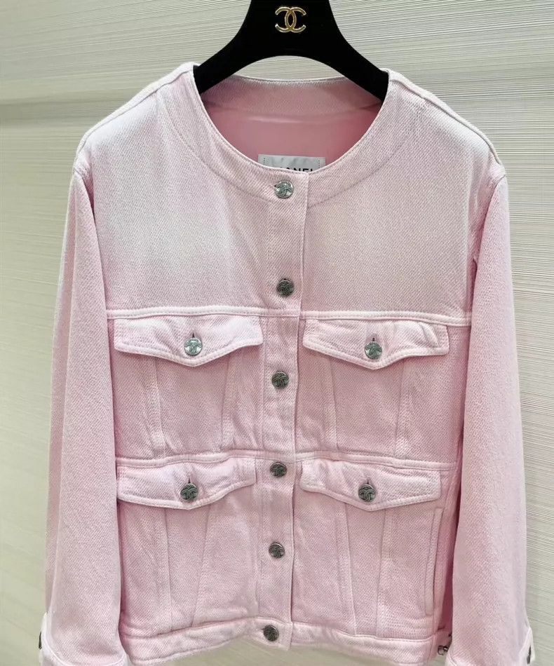 Chanel Chanel 19P pink denim gradient jacket Size XS / US 0-2 / IT 36-38 - 4 Thumbnail