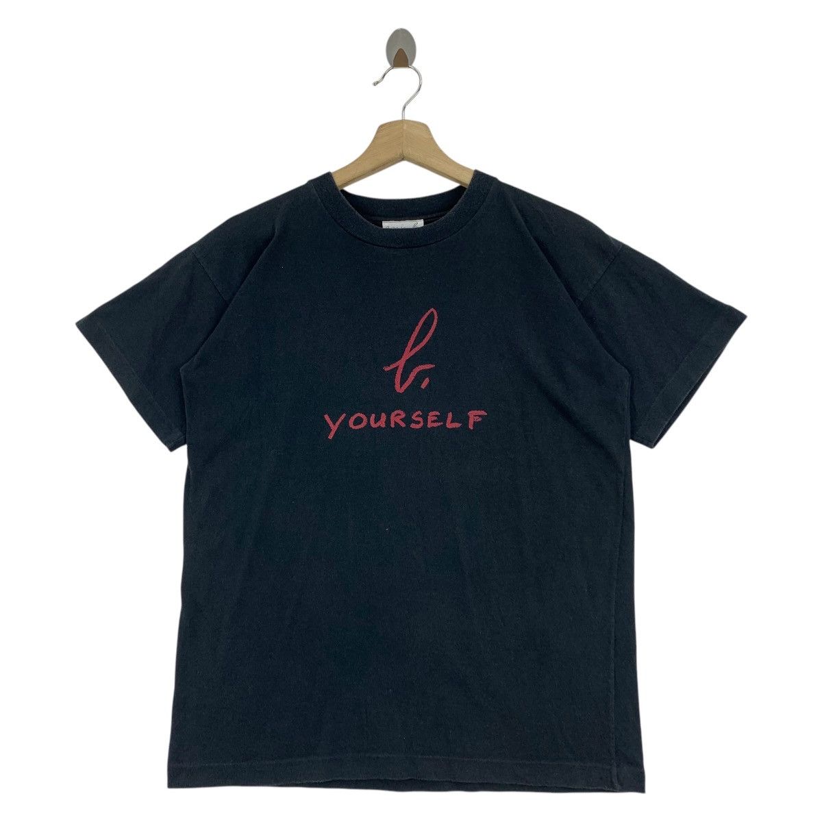 Designer × agnes b. Vintage AGNES B Paris B your self logo tee Size US M / EU 48-50 / 2 - 1 Thumbnail