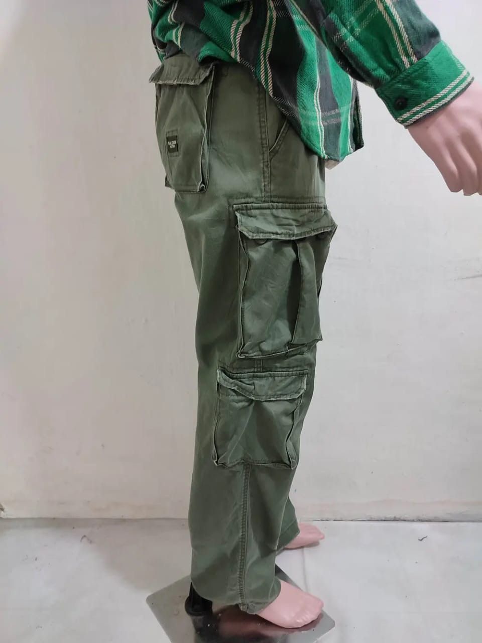 Japanese Brand Real Crush Clothing Multipocket Cargo Tactical Pants Size US 34 / EU 50 - 4 Thumbnail