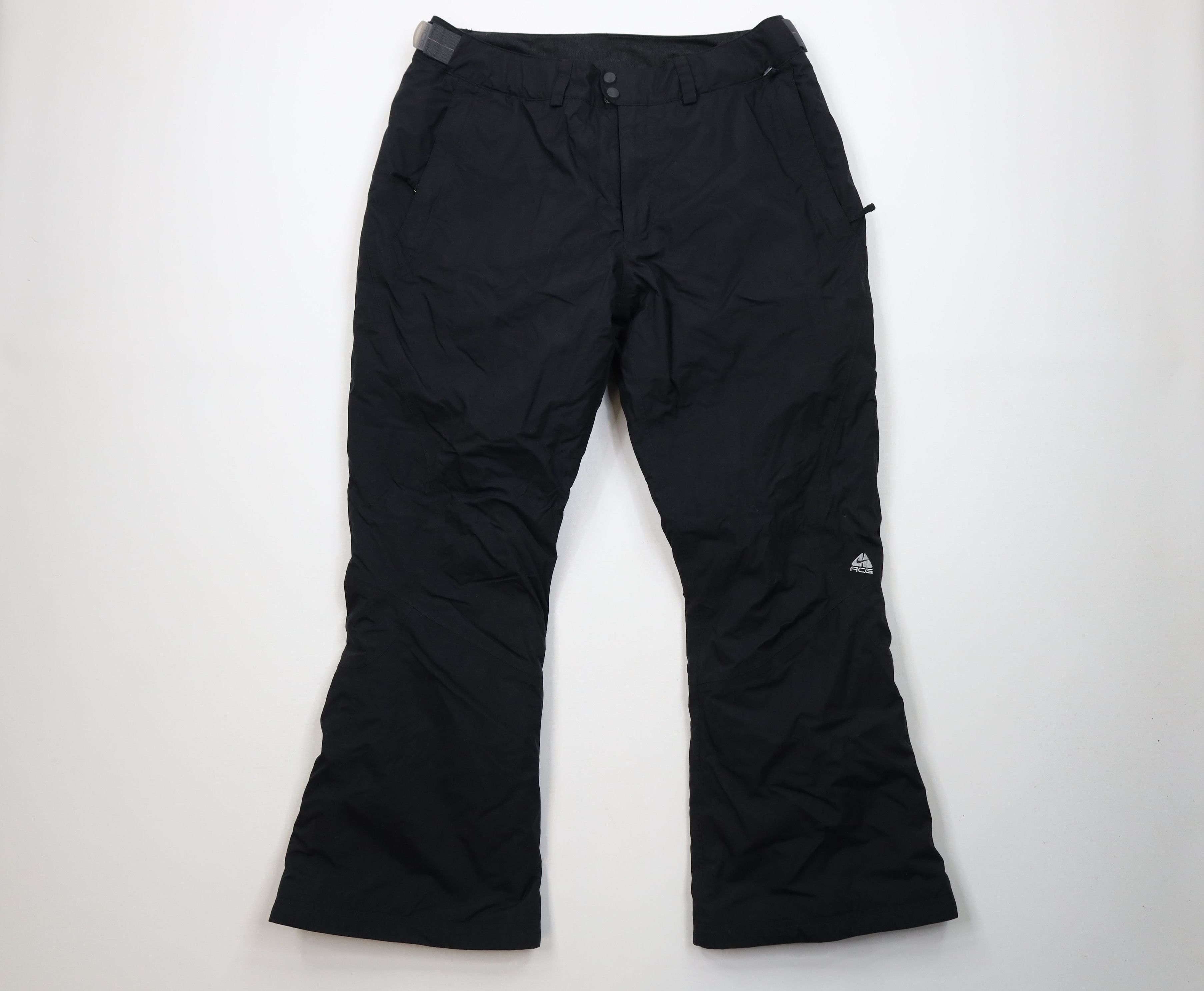 Vintage Nike ACG Mini Swoosh Ski Snowboard Snow Pants Black