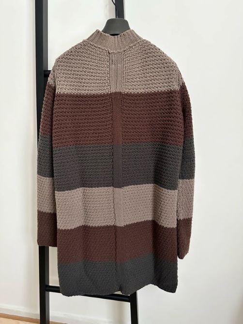 Rick Owens Mastodon striped heavy sweater Size US M / EU 48-50 / 2 - 2 Thumbnail