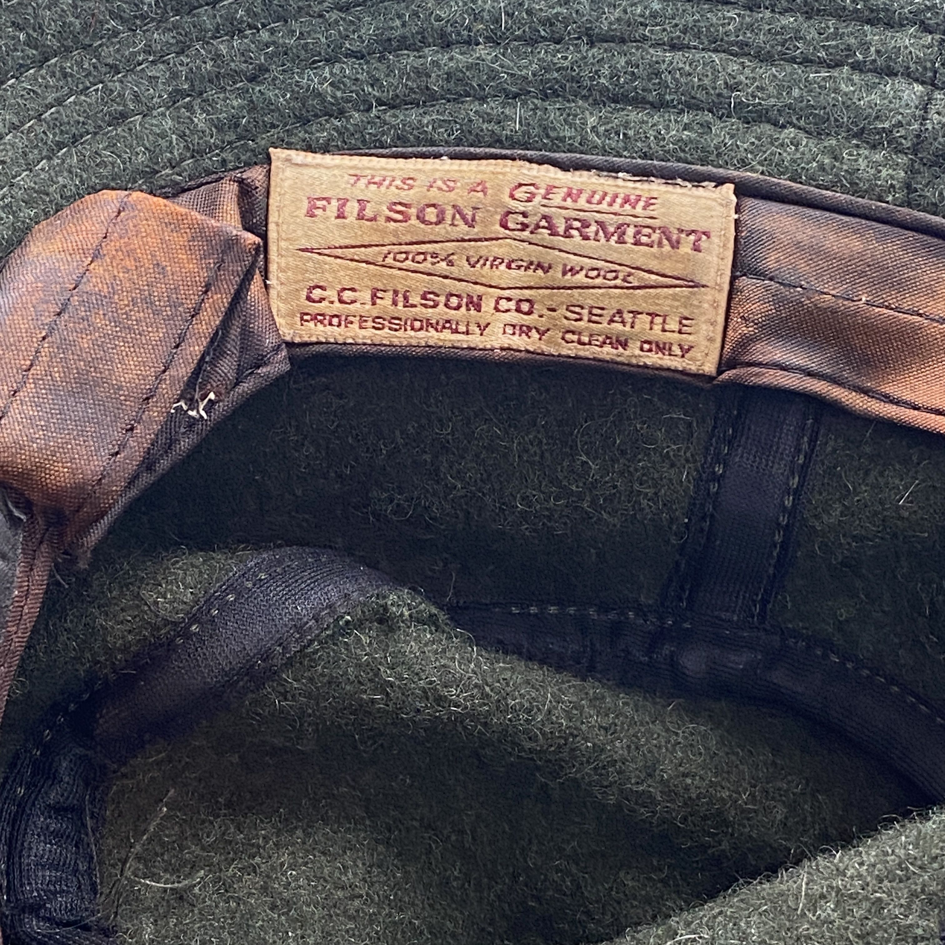 Filson Vintage Filson Wool Hat Seattle USA Size 7 Medium 1970s Size ONE SIZE - 7 Thumbnail