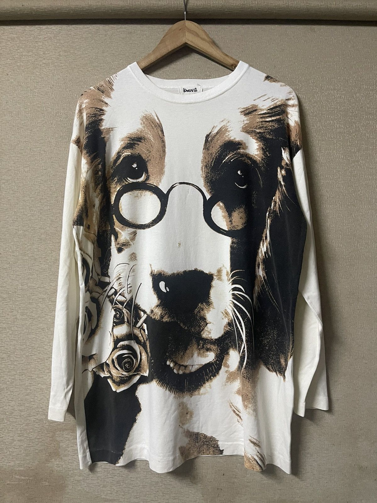 Kansai Yamamoto Vintage 90's Kansai Yamamoto O2 Longsleeve Size US L / EU 52-54 / 3 - 1 Thumbnail
