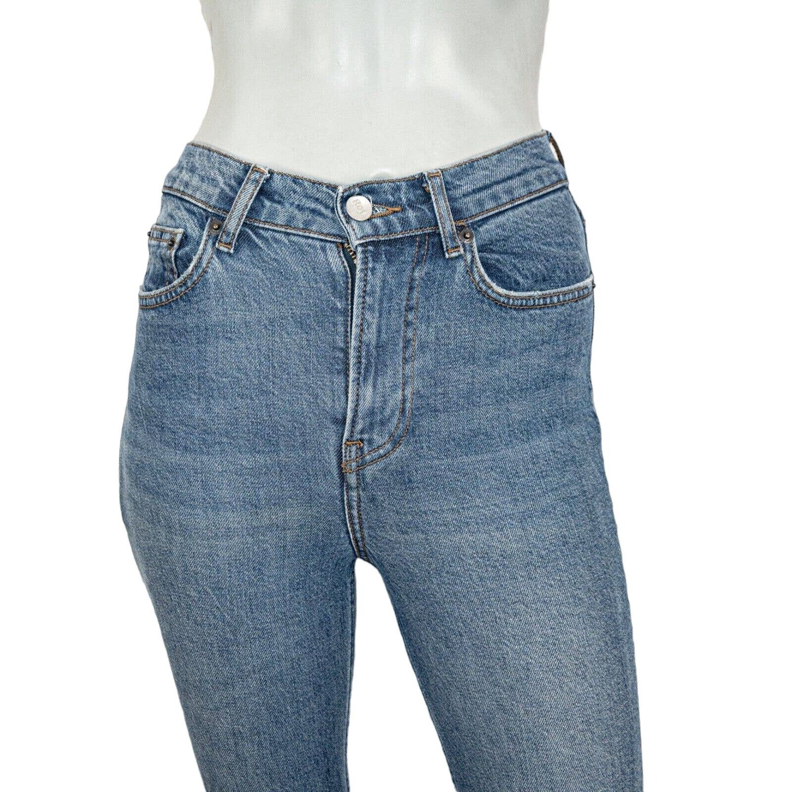 Reformation REFORMATION High Rise Skinny Cropped Jeans in Blue Size 24" / US 00 / IT 34 - 7 Thumbnail