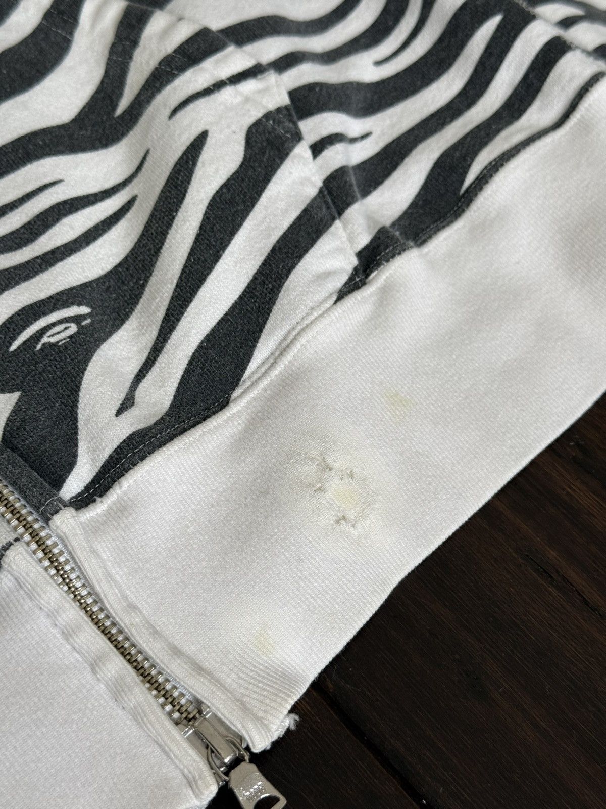 Bape Zebra Camo Shark Full Zip Hoodie Size US M / EU 48-50 / 2 - 7 Thumbnail