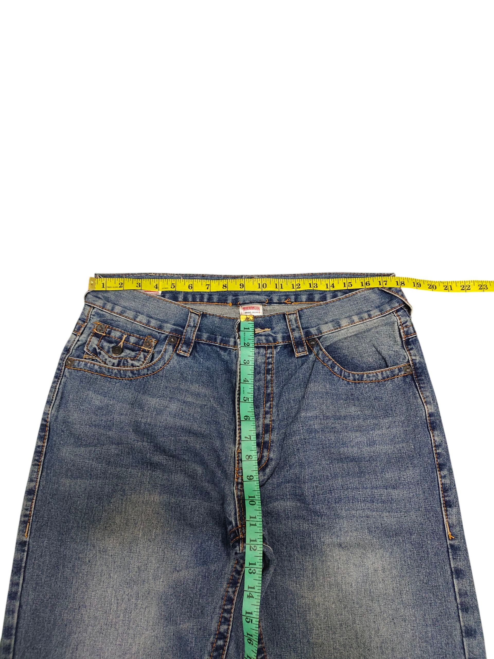 True Religion Vintage Y2k True Religion Usa Ricky Denim Jeans Size US 36 / EU 52 - 15 Thumbnail
