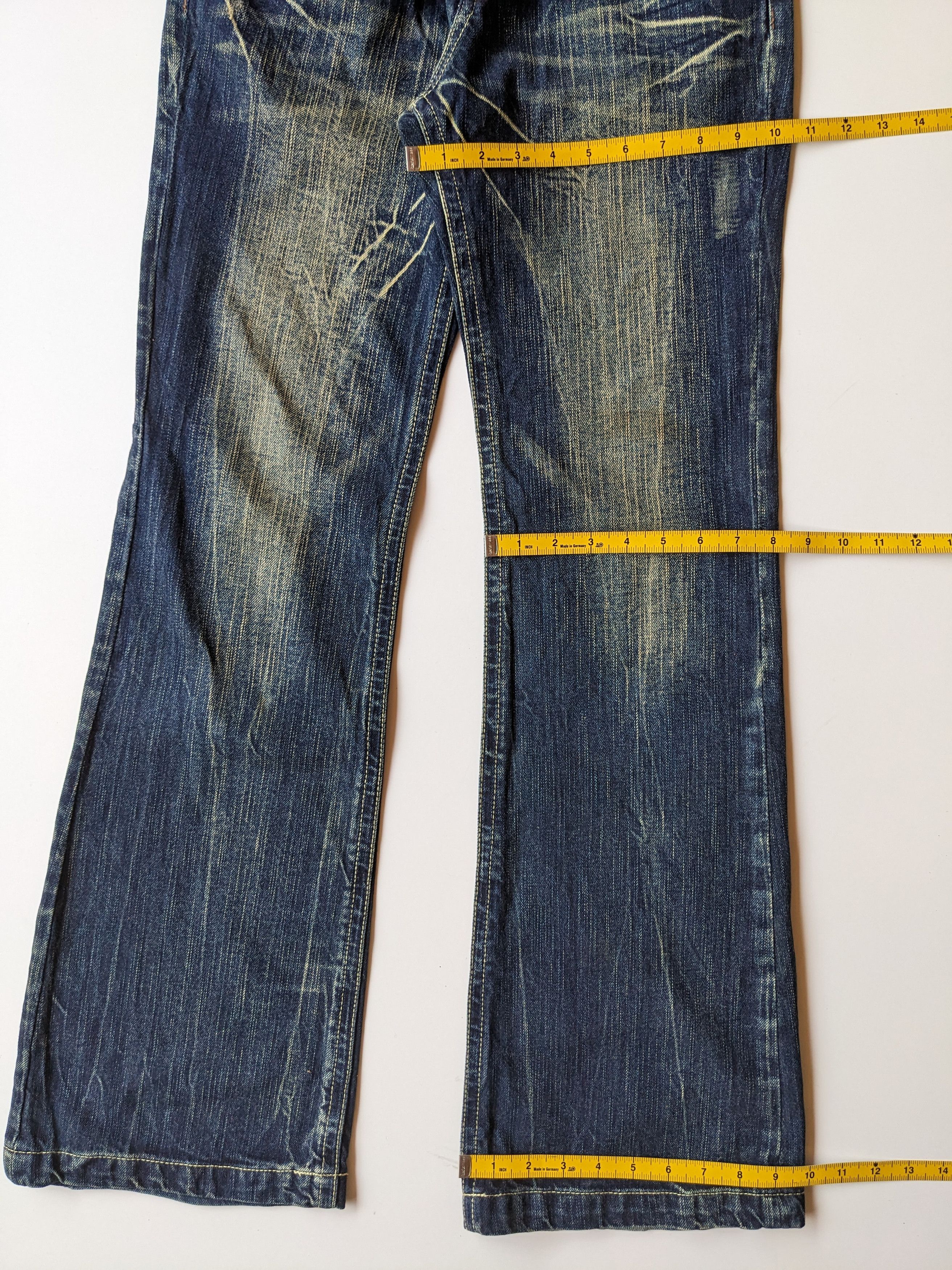 Japanese Brand Blow By Blue Flare blue to faded jeans Size US 29 - 9 Thumbnail