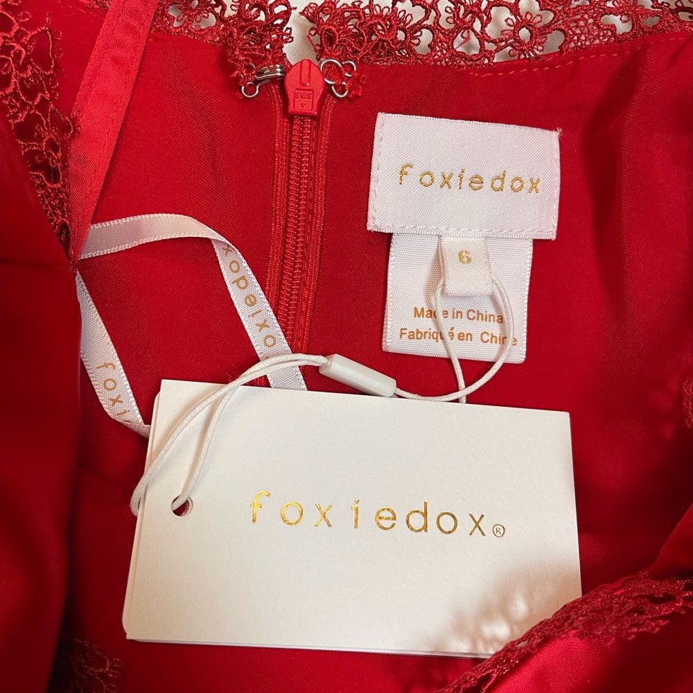 Anthropologie NWT New Foxiedox Anthropologie Red Betty Slip Dress Size 6 Size M / US 6-8 / IT 42-44 - 7 Thumbnail