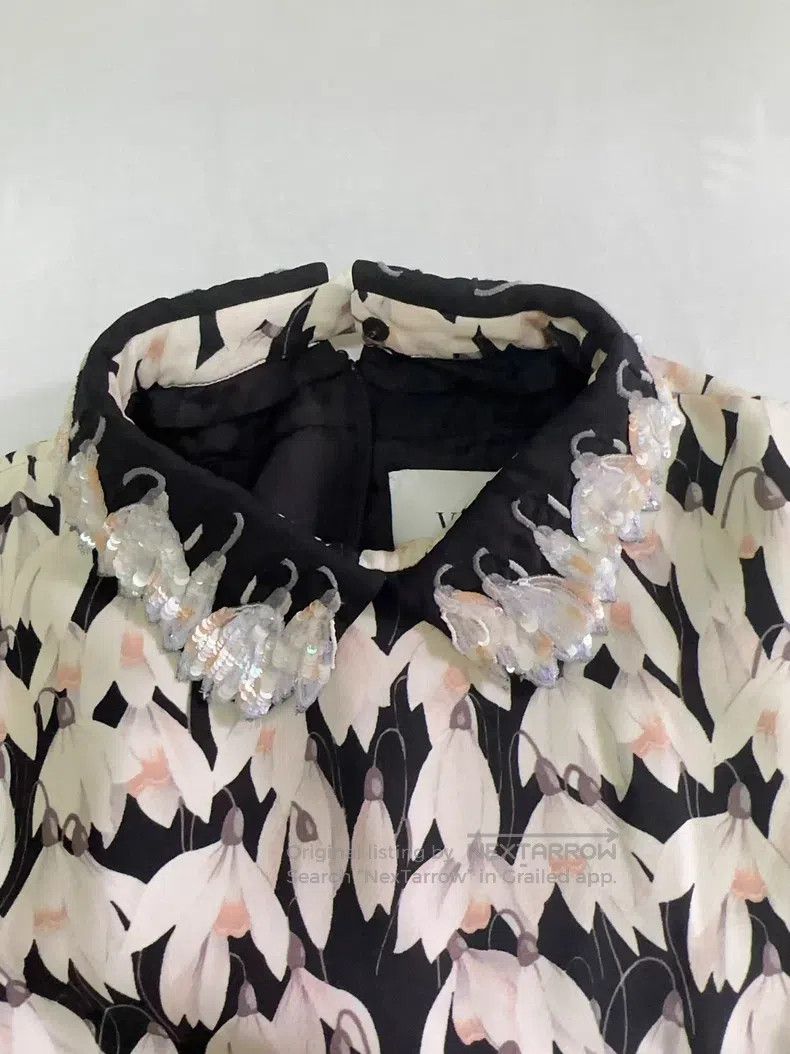 Valentino Valentino Heavy work embroidered dress Size L / US 10 / IT 46 - 5 Thumbnail