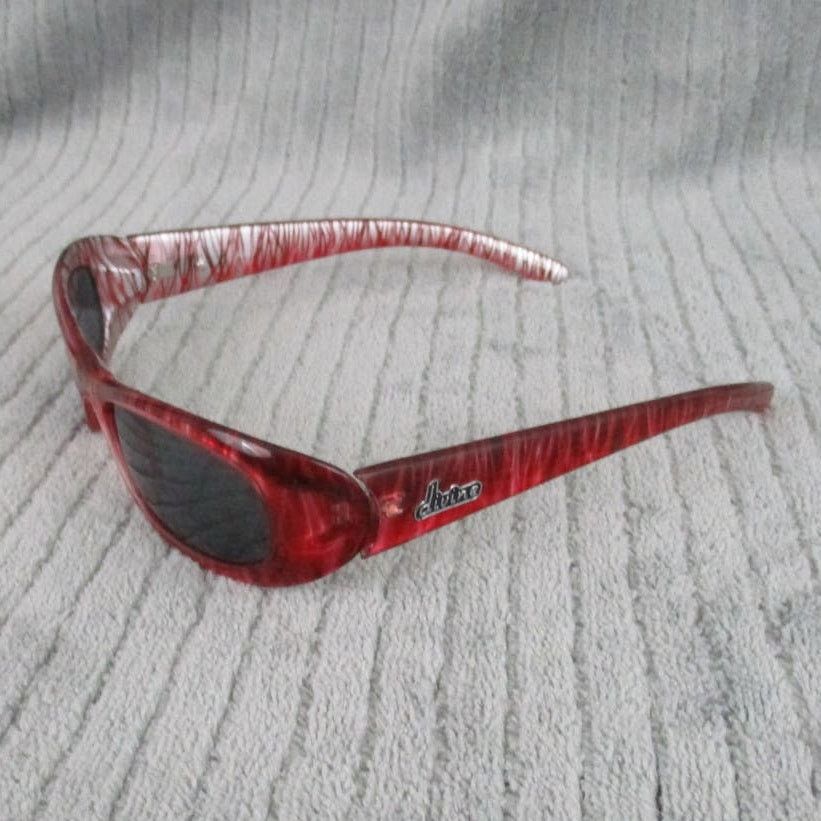 Other New Divine Eyewear Kali Red Silver Striped/Smoke Sunglasses Size ONE SIZE - 7 Thumbnail
