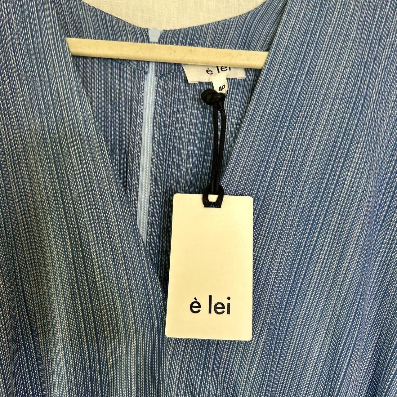 Designer e Lei x The SIL Blue Striped Island Dress NWT Sz 40 (US 8) Size M / US 6-8 / IT 42-44 - 5 Thumbnail