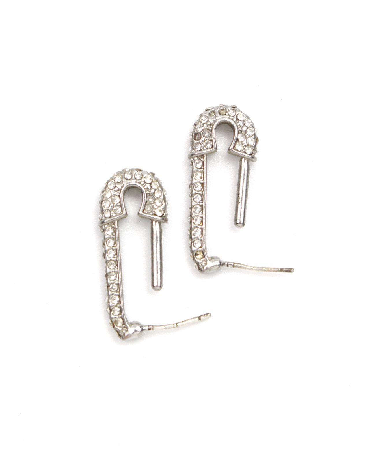 Hysteric Glamour 2000S JAPANESE MADE CRYSTAL CLASP GLAM SAFETY EARRING Size ONE SIZE - 3 Thumbnail