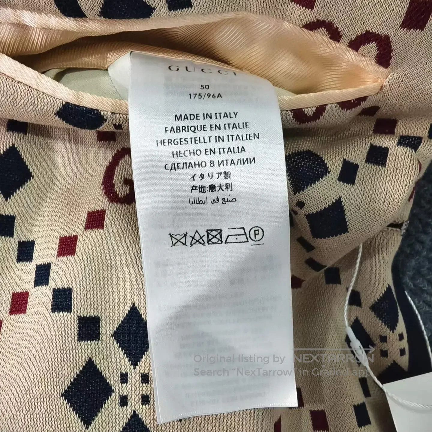 Gucci Guicci Brown All-Over GG Monogram Suit| Size 50L - 4 Thumbnail