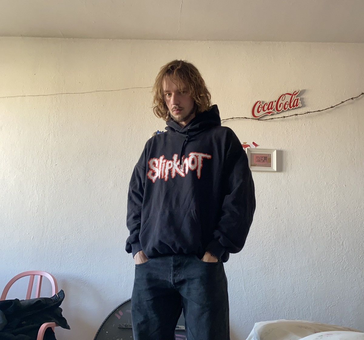 Band Tees SLIPKNOT Y2K PEOPLE = SHIT BAGGY DOUBLE SIDE PRINT HOODIE Size US XXL / EU 58 / 5 - 3 Thumbnail