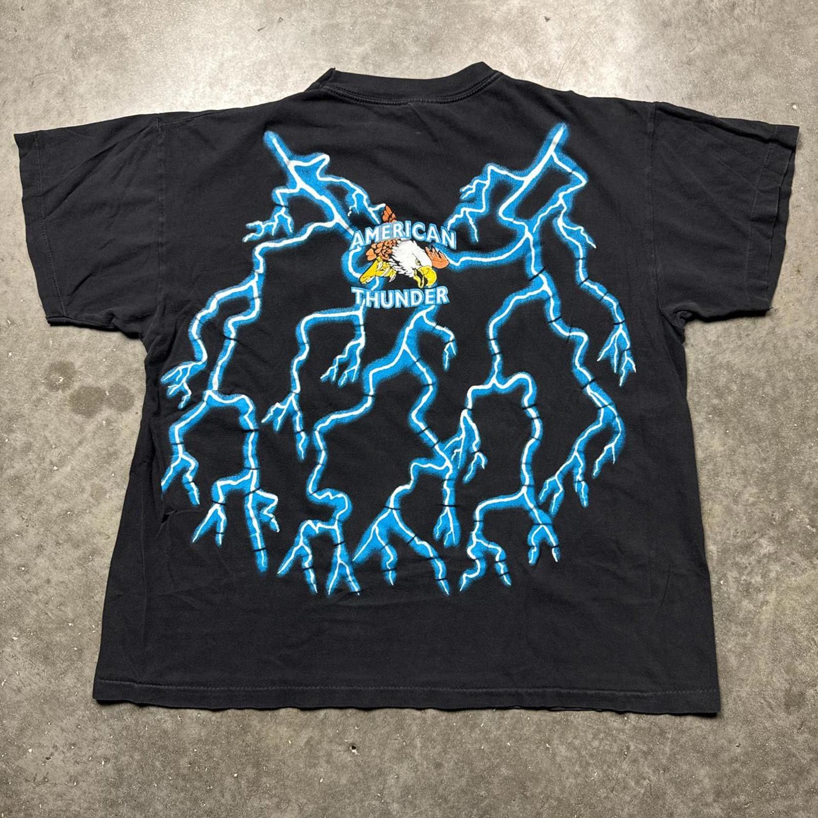 Other American Thunder Lighting Carousel Horse 90s Graphic T-Shirt Size US XL / EU 56 / 4 - 2 Thumbnail