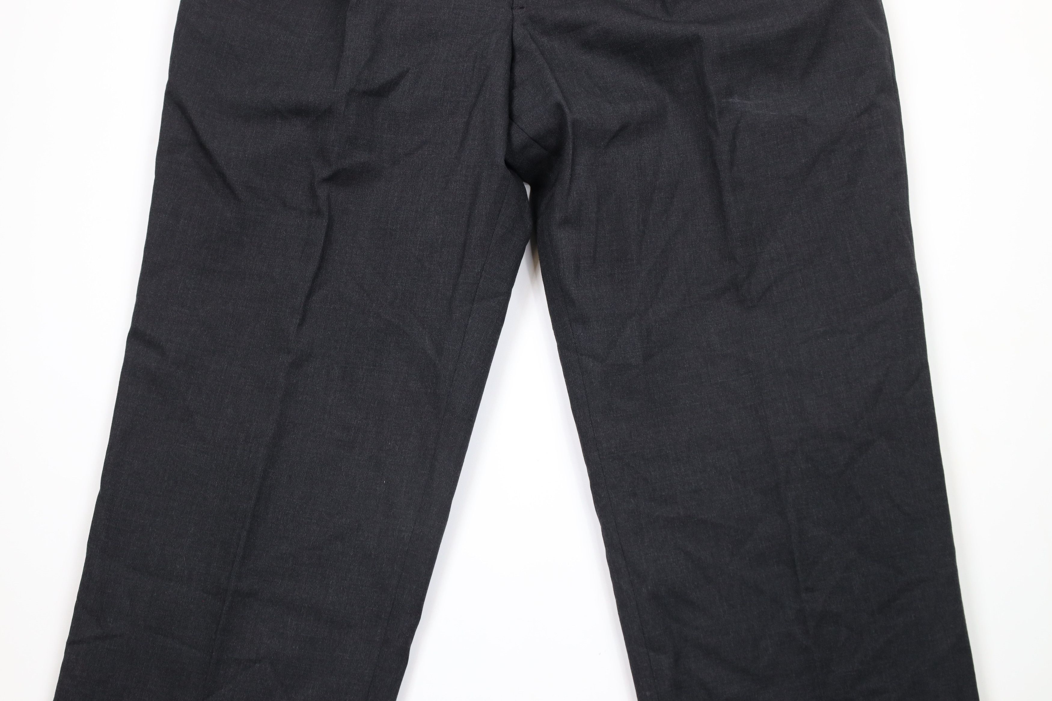 Brooks Brothers × Vintage Vintage 90s Brooks Brothers Brooksease Wool Pants Gray USA Size US 36 / EU 52 - 3 Thumbnail