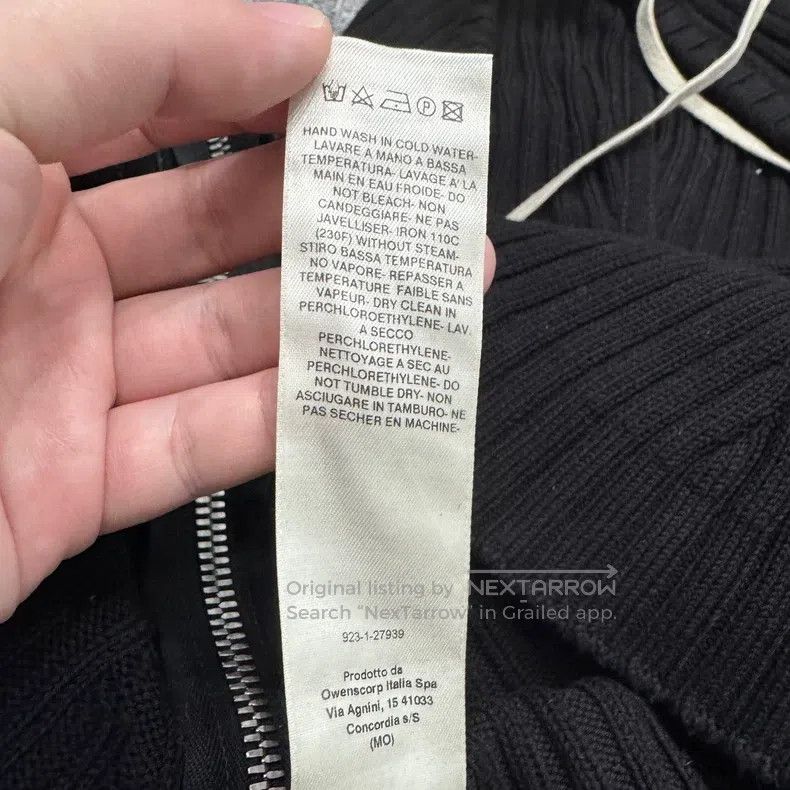 Rick Owens Rick Owens 25 mainline knit hooded sweatshirt Size US L / EU 52-54 / 3 - 5 Thumbnail