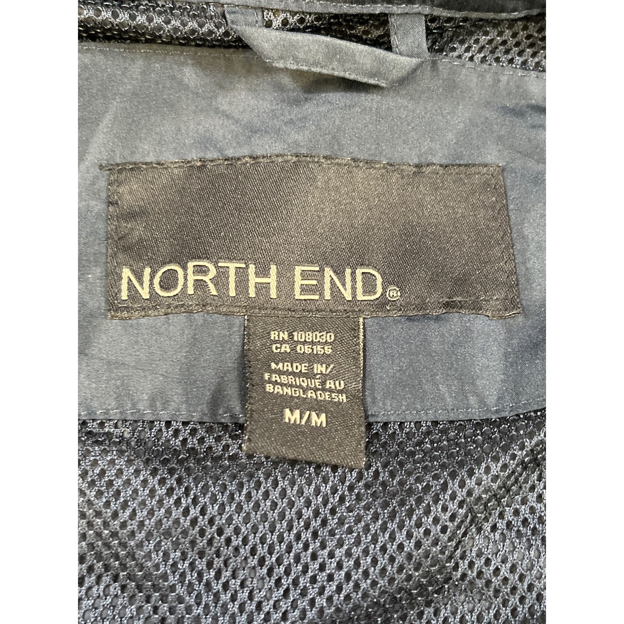 North End North End Men's Navy Blue Windbreaker Jacket Size M SKU 6300 Size US M / EU 48-50 / 2 - 5 Thumbnail