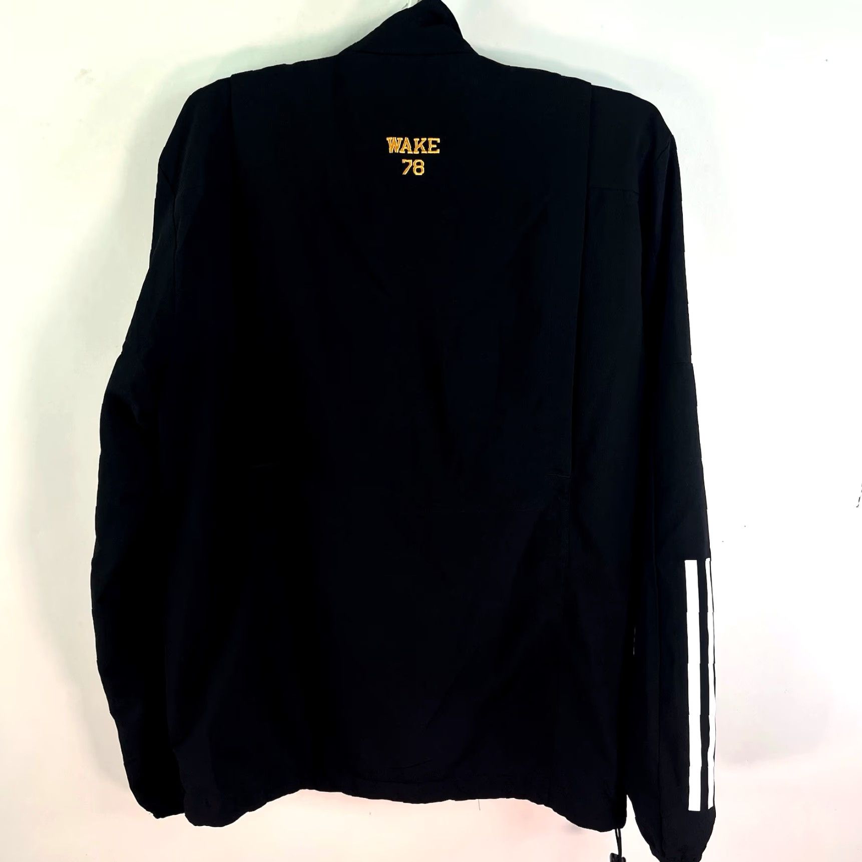 Adidas adidas Wake 78 Full Zip Track Jacket Mens Size S Black Size US S / EU 44-46 / 1 - 5 Thumbnail