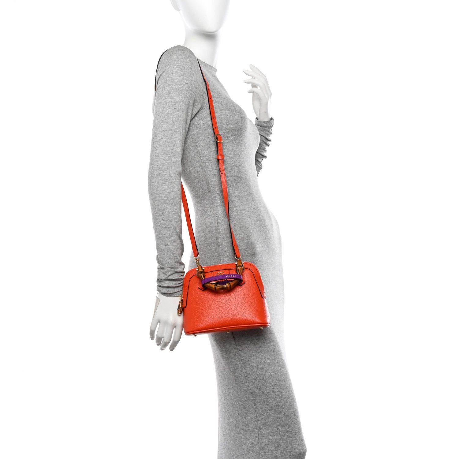 Gucci o1s1wg110225 Size: OS / Diana Mini Tote Bag in Orange Size ONE SIZE - 2 Thumbnail