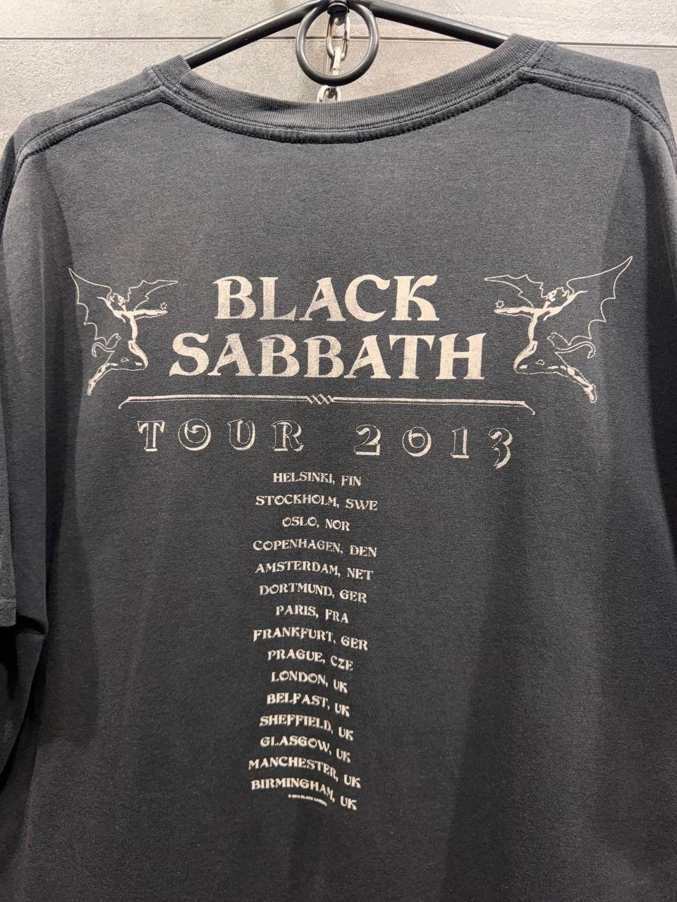 Black Sabbath Black Sabbath 2013 Tour T Shirt Black Size XL Size US XL / EU 56 / 4 - 12 Thumbnail