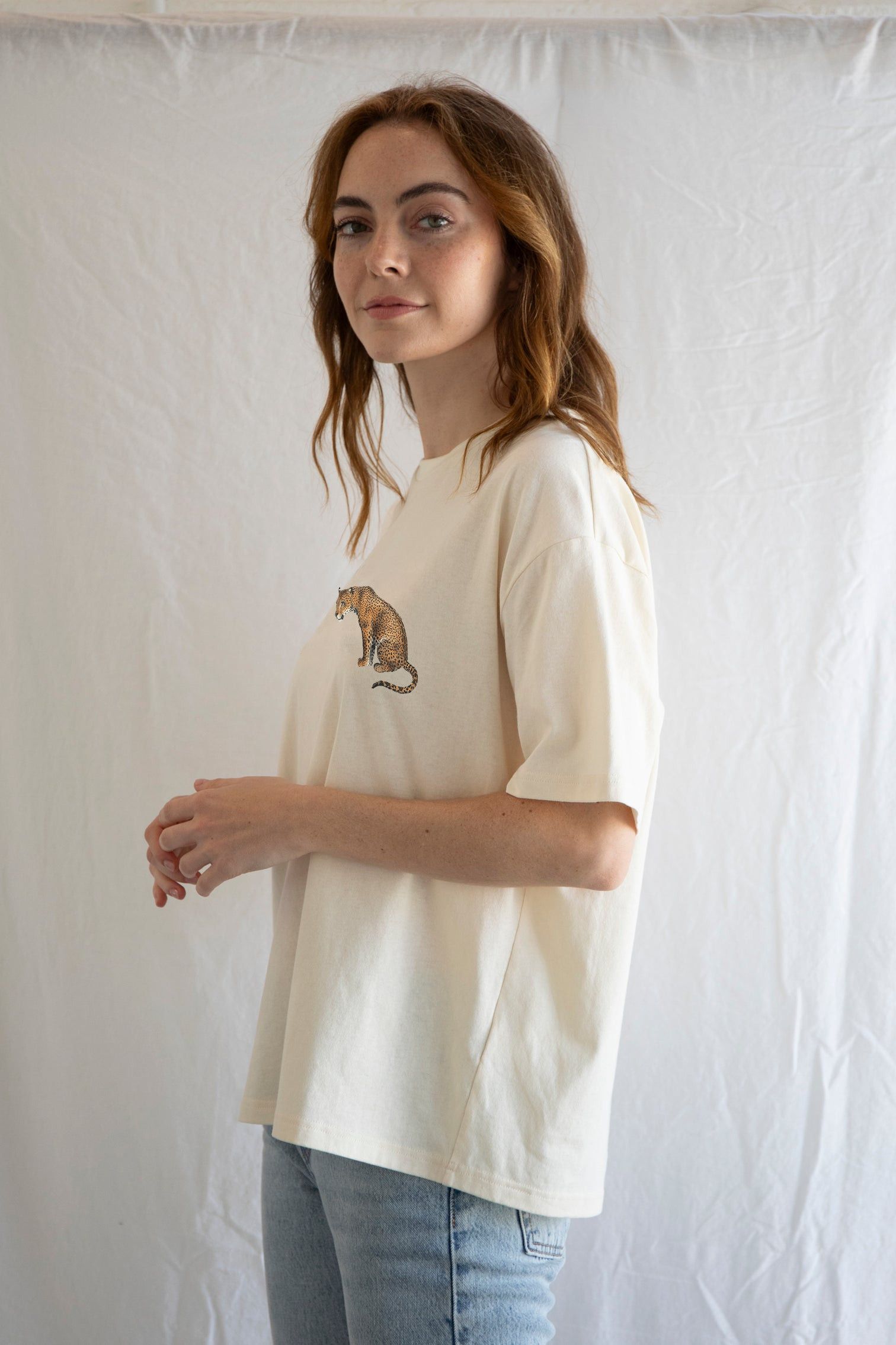 Vintage Leopard Tee | Untamed Energy, Everyday Edge Size L / US 10 / IT 46 - 2 Thumbnail